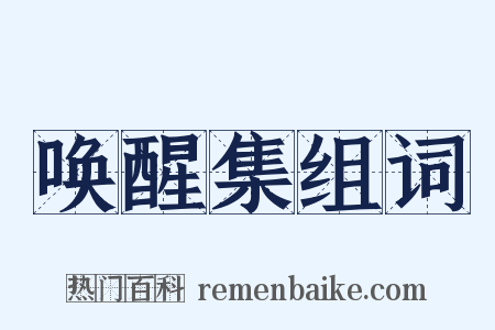 唤醒集组词是什么意思的图片